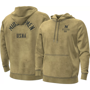 Under Armour Under Armour Men's Navy Midshipmen Foundation Icon Hoodie, Large, Tan - $128.00 at DICK'S Sporting Goods