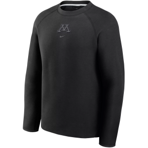 Nike Men's Minnesota Golden Gophers Tech Fleece Crewneck Sweatshirt, XL, Gray