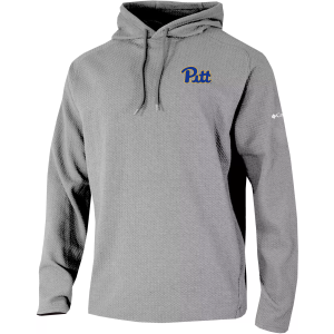 Columbia Men's Pitt Panthers Swingcraft Hoodie, Medium, Gray