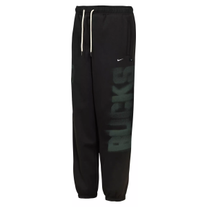 Nike Youth Milwaukee Bucks Wordmark Pants, Small, Black