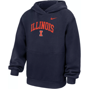 Nike Nike Youth Illinois Fighting Illini Club Fleece Hoodie, Small, Blue - $65.00 at DICK'S Sporting Goods