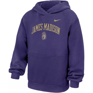 Nike Nike Youth James Madison Dukes Club Fleece Hoodie, Medium, Purple - $65.00 at DICK'S Sporting Goods
