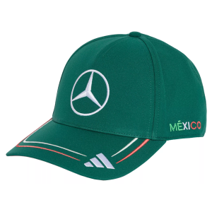 adidas Men's Mercedes Locker Room Sideline Cuffed Knit Pom Beanie, Green