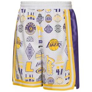 NBA Youth Los Angeles Lakers Ball Hog Shorts, Medium, White