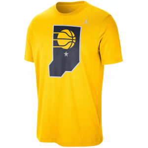 Jordan Jordan Men's Indiana Pacers Yellow Logo T-Shirt, Small - $42.00 at DICK'S Sporting Goods