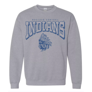 Pel Athletic Pel Athletic Men's Madison Central High School Gray Crewneck Sweatshirt, Medium - $39.99 at DICK'S Sporting Goods