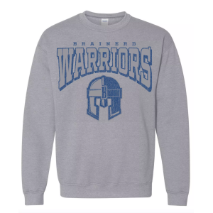 Pel Athletic Pel Athletic Men's Brainerd High School Gray Crewneck Sweatshirt, Small - $39.99 at DICK'S Sporting Goods