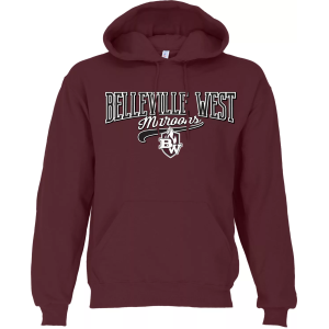 Ohiopyle Prints Ohiopyle Prints Men's Belleville East High School Maroon Hoodie, Large, Red - $39.99 at DICK'S Sporting Goods