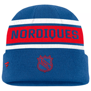 Fanatics NHL Men's Quebec Nordiques Chico Cuffed Knit Beanie, Blue - $30.00 at DICK'S Sporting Goods