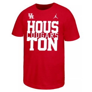 Nike Nike Youth Houston Cougars Red Stacked Name Drop T-Shirt, Medium - $30.00 at DICK'S Sporting Goods