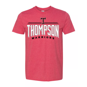 Pel Athletic Pel Athletic Men's Thompson High School Red T-Shirt, Large - $29.99 at DICK'S Sporting Goods
