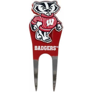 Team Golf Wisconsin Badgers Divot Tool with Custom Shaped Removable Marker, Green - $24.99 at DICK'S Sporting Goods