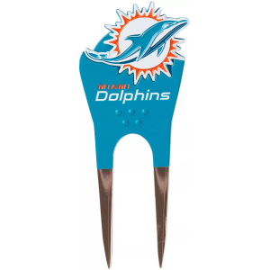 Team Golf CMC Design Miami Dolphins Divot Tool with Custom Shaped Removable Marker, Green - $24.99 at DICK'S Sporting Goods