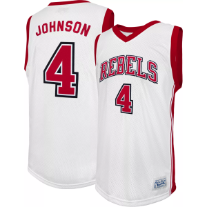 Retro Brand Retro Brand Men's UNLV Rebels Larry Johnson #4 Red Replica Basketball Jersey, Small - $119.99 at DICK'S Sporting Goods