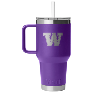 YETI Washington Huskies 35 oz. Rambler Mug with Straw Lid, Purple