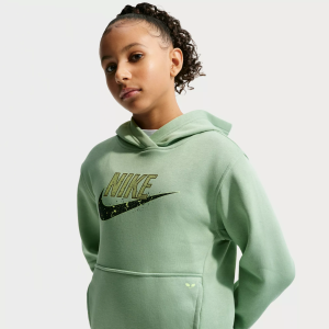 Nike Nike Girls' HBR Club Fleece Hoodie, Medium, Steam/Barely Volt/Black - $55.00 at DICK'S Sporting Goods