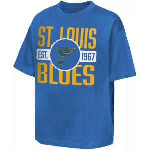 Outerstuff NHL Youth St. Louis Blues Blue Shot Speed T-Shirt, Small - $35.00 at DICK'S Sporting Goods