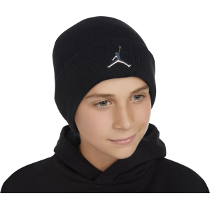 Jordan Jordan Kids' Cuffed Beanie, Black/Metallic Silver - $28.00 at DICK'S Sporting Goods