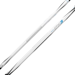 Warrior Men's EVO QX3 Carbon ATK Lacrosse Shaft, White