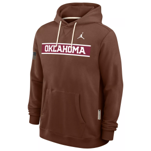 Jordan Jordan Men's Oklahoma Sooners 2026 Military Appreciation Standard Issue Dri-FIT Hoodie, Large, Brown - $115.00 at DICK'S Sporting Goods