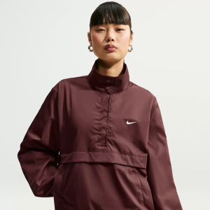 Nike Nike Women's Sportswear Loose 1/4-Snap Jacket, Medium, Mystic Dates - $90.00 at DICK'S Sporting Goods