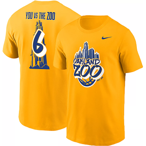 Nike Men's Pitt Panthers Oakland Zoo Sideline T-Shirt, Small, Yellow