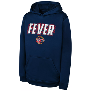 WNBA Team Apparel Youth Indiana Fever BF Hoodie, Large, Blue