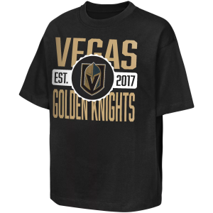 NHL Youth Vegas Golden Knights Black Shot Speed T-Shirt, Small