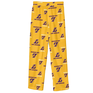 Outerstuff NBA Youth Los Angeles Lakers Colored Print Pants, Size 4, Yellow - $25.00 at DICK'S Sporting Goods