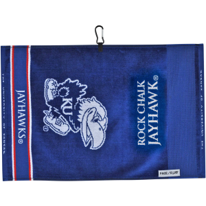 Team Effort Team Effort Kansas Jayhawks Face/Club Jacquard Golf Towel - $29.99 at DICK'S Sporting Goods