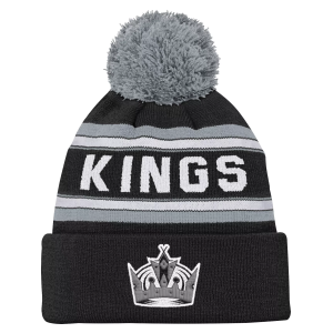 Outerstuff NHL Youth Los Angeles Kings Jacquard Pom Knit Hat, Black - $25.00 at DICK'S Sporting Goods