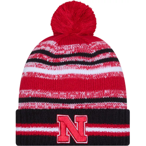 New Era New Era Adult Nebraska Cornhuskers Red Cheer Knit Hat, Men's - $24.99 at DICK'S Sporting Goods