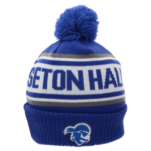 League-Legacy Adult Seton Hall Seton Hall Pirates Royal Pom Knit Beanie, Men's, Blue