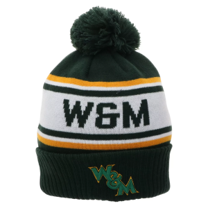 League-Legacy League-Legacy Adult William & Mary Tribe Green Pom Knit Beanie, Men's - $18.74 at DICK'S Sporting Goods