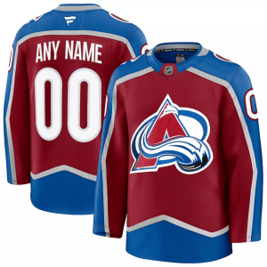 NHL Men's Custom Colorado Avalanche Premium Authentic Home Jersey, Size 46, Red