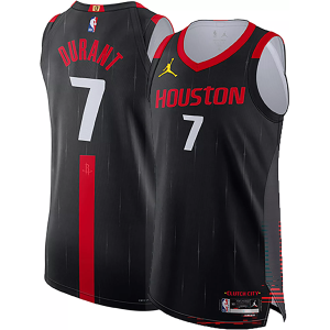 Jordan Adult Houston Rockets Kevin Durant #8 Yellow Special Edition Authentic Jersey, Men's, Size 40