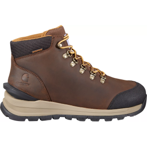 Carhartt Men's Gilmore 5a  Waterproof Alloy Toe Hiker Work Boots, Size 11, Brown Oil Tanned