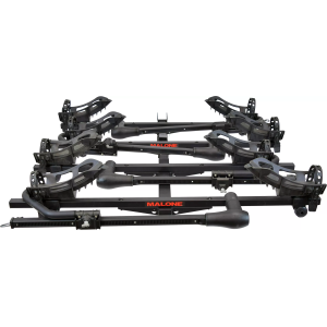 Malone Auto Racks Pilot HM4 - Hitch Mount Platform 4 Bike Carrier (2"), Black