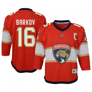 NHL Boys' Florida Panthers Aleksander Barkov #16 Breakaway Red Home Replica Jersey, L/XL