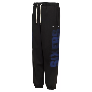 Nike Youth Philadelphia 76ers Wordmark Pants, Small, Black