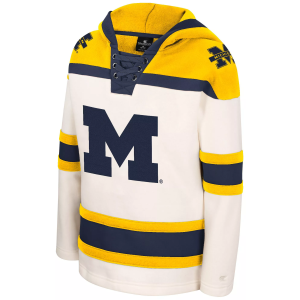 Colosseum Colosseum Boys' Michigan Wolverines Hockey Hoodie, Large, White - $72.00 at DICK'S Sporting Goods