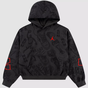 Jordan Jordan Boys' Brooklyn Fireside Fleece Pullover Hoodie, Small, Off Noir - $65.00 at DICK'S Sporting Goods