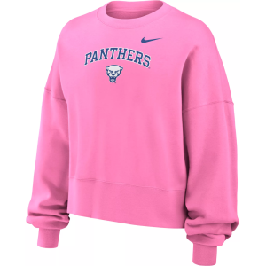 Nike Youth Pitt Panthers Boxy Crewneck Sweatshirt, Small, Red