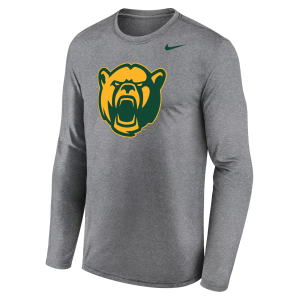 Nike Men's Baylor Bears Gray Legend Long Sleeve Shirt, XXL