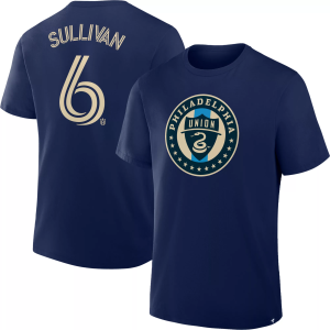 MLS Adult Philadelphia Union Cavan Sullivan T-Shirt, Men's, XXL, Blue