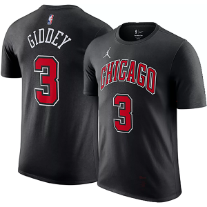 Jordan Jordan Men's Chicago Bulls Josh Giddey #3 Black Statement T-Shirt, Small, Blue - $37.00 at DICK'S Sporting Goods