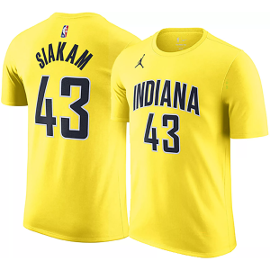 Jordan Jordan Men's Indiana Pacers Pascal Siakam #43 Yellow Statement T-Shirt, Small, Purple - $37.00 at DICK'S Sporting Goods