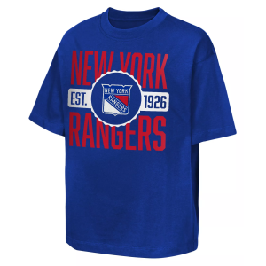Outerstuff NHL Youth New York Rangers Blue Shot Speed T-Shirt, Small - $35.00 at DICK'S Sporting Goods
