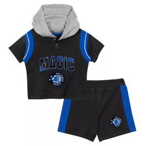 NBA Infant Orlando Magic 3-Piece Creeper Set, Boys', 12M, Blue