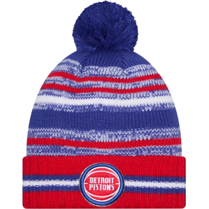 New Era New Era Adult Detroit Pistons Blue Cheer Knit Hat, Men's - $24.99 at DICK'S Sporting Goods